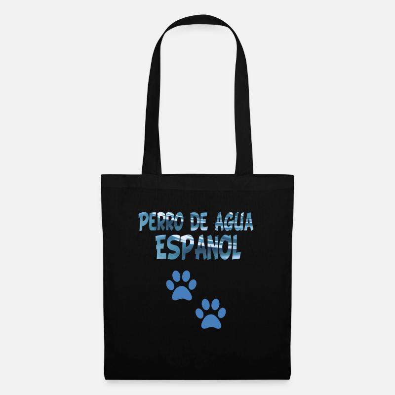 Spanischer Wasserhund Perro de Agua Español - Stoffbeutel - Schwarz