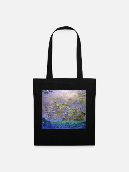 monet - Stoffbeutel - Schwarz
