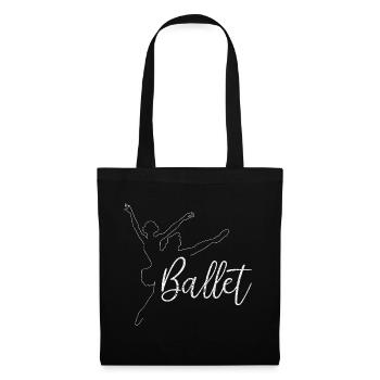 Ballet Dancer Ballerina Gift Theater Dance - Tote Bag - black - Front