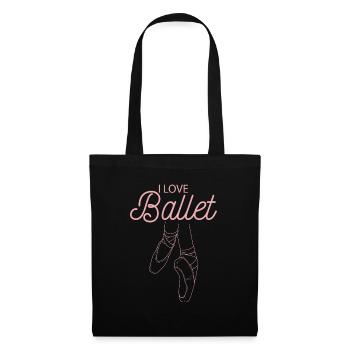 Ballet Dancer Ballerina Gift Theater Dance - Tote Bag - black - Front