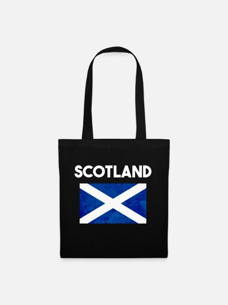 Schottland - Stoffbeutel - Schwarz
