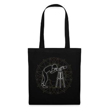 Astronomie - Sac en tissu - noir - Devant