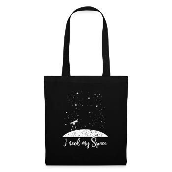 Astronomy Telescope Astronomer Gift Stars Moon - Tote Bag - black - Front
