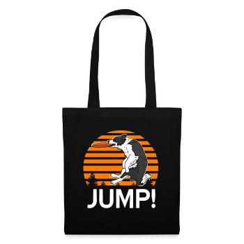 Border Collie - Tote Bag - black - Front