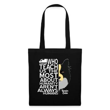 Border Collie - Tote Bag - black - Front