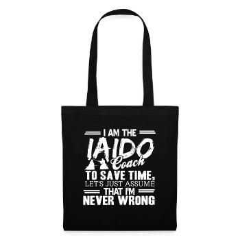 Iaido - Sac en tissu - noir - Devant