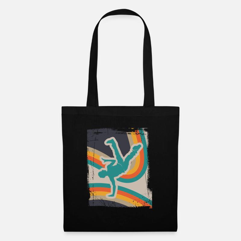 Breakdance - Sac en tissu - noir