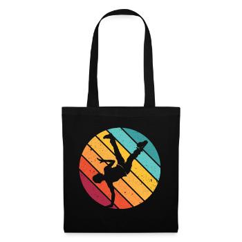 Breakdance Breakdancer musique hip hop cadeau danse - Sac en tissu - noir - Devant