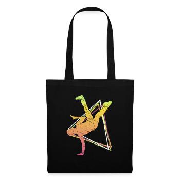 Breakdance Breakdancer musique hip hop cadeau danse - Sac en tissu - noir - Devant