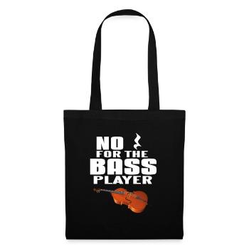 contrebasse - Sac en tissu - noir - Devant