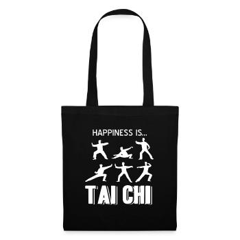 Tai Chi - Sac en tissu - noir - Devant
