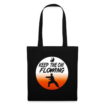 Tai Chi - Sac en tissu - noir - Devant