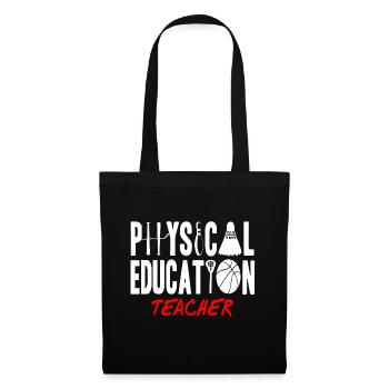 physical education teacher - Tote Bag - black - Front