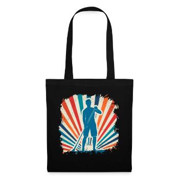 Sports nautiques sup surf paddle paddle - Sac en tissu - noir - Devant