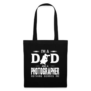photographer - Tote Bag - black - Front