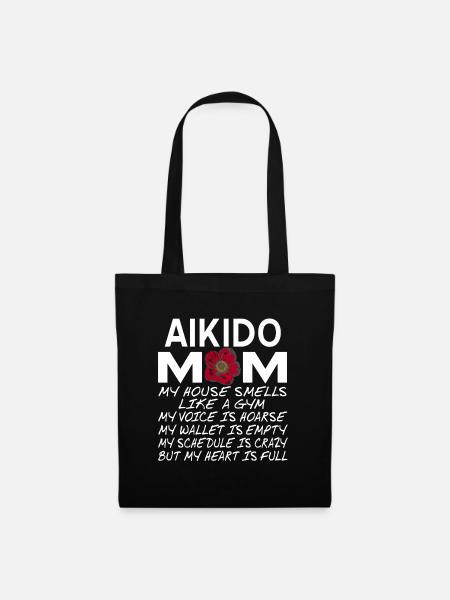 Aikido - Stoffbeutel - Schwarz