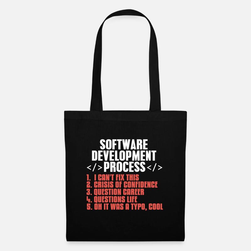 Programmierer - Stoffbeutel - Schwarz
