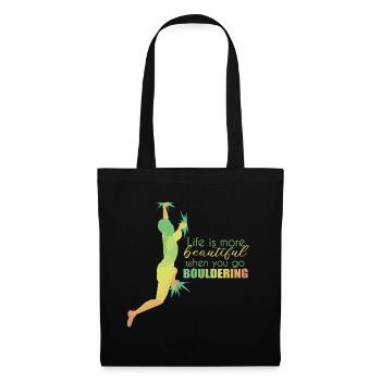 Bouldering - Tote Bag - black - Front