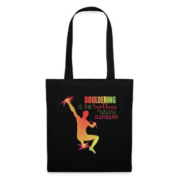 Bouldering - Tote Bag - black - Front