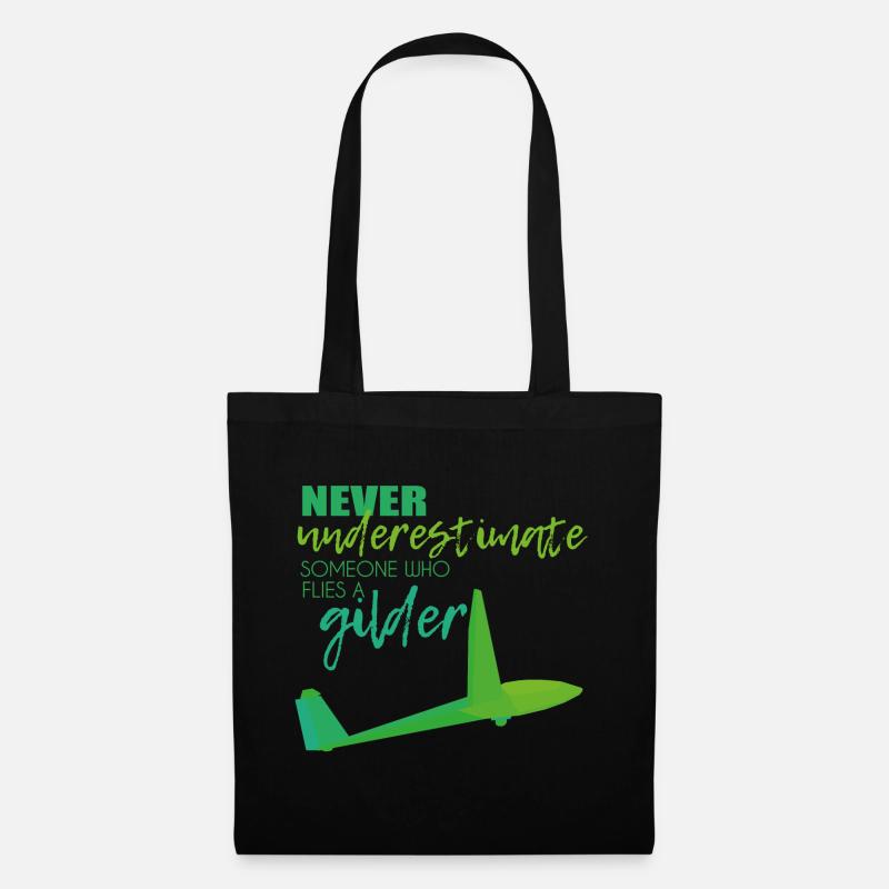 Gliding gliders - Tote Bag - black
