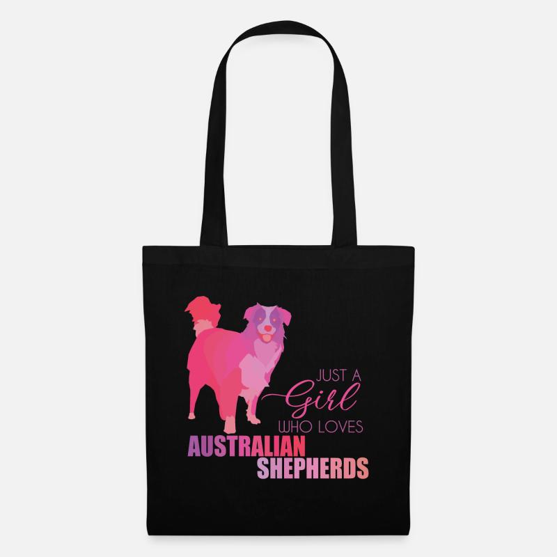 Australian Shepherd - Stoffbeutel - Schwarz