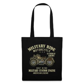 Military Ride American Legend Motorbike Journey - Tote Bag - black - Front