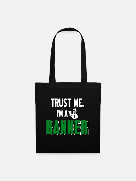 Banker Geschenk - Stoffbeutel - Schwarz