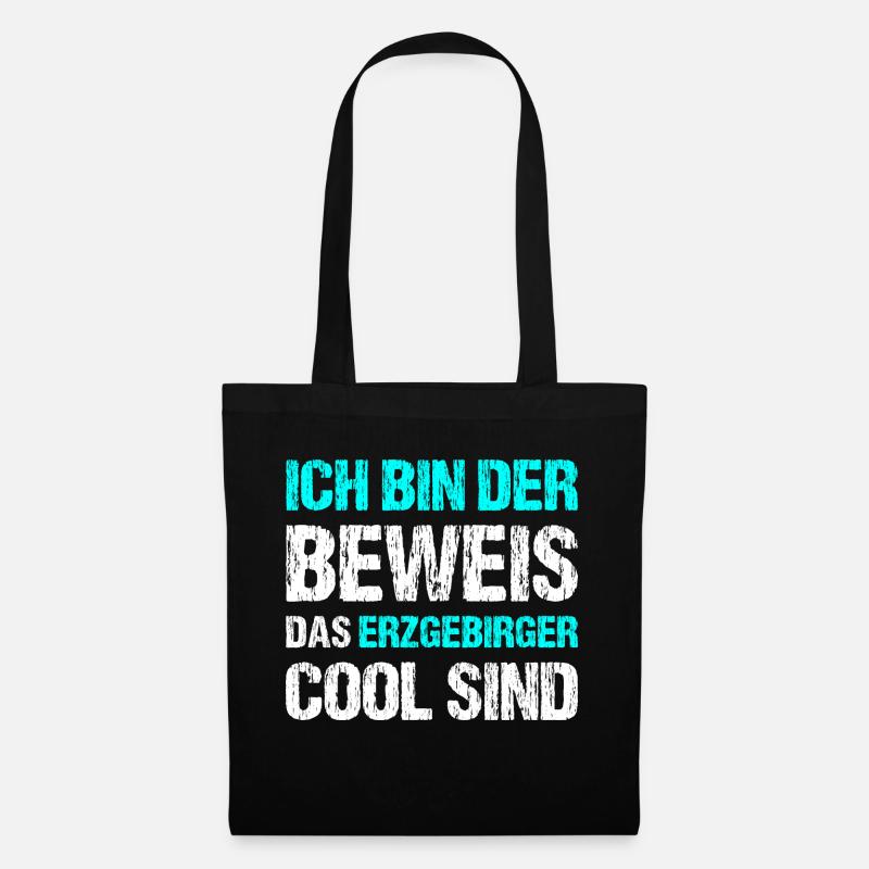 Erzgebirger sind Cool - Stoffbeutel - Schwarz