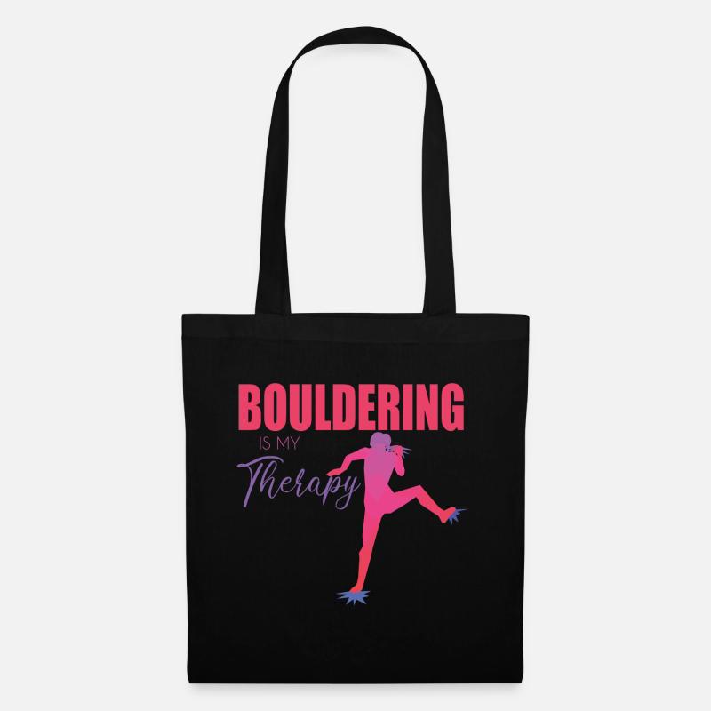 Bouldern - Stoffbeutel - Schwarz