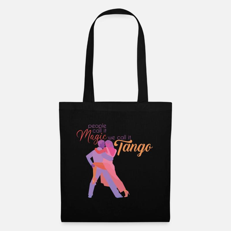 Tango-Tanz - Stoffbeutel - Schwarz