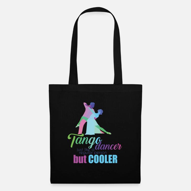 Tango-Tanz Tanzlehrer Tänzer - Stoffbeutel - Schwarz