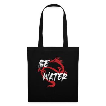 Sei Wasserdrache Kampfkunst Kung Fu Wing Chun - Stoffbeutel - Schwarz - Vorne