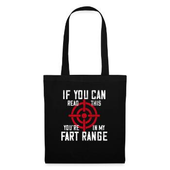 Pet Range Spiritosa Pernacchia Drôle de blague - Sac en tissu - noir - Devant