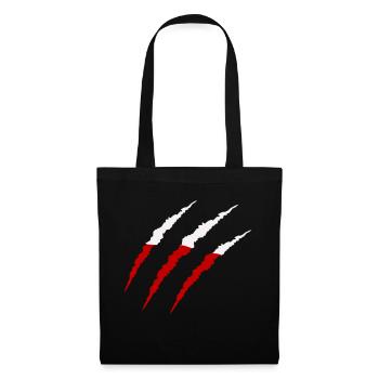 Griffes Polska - Sac en tissu - noir - Devant
