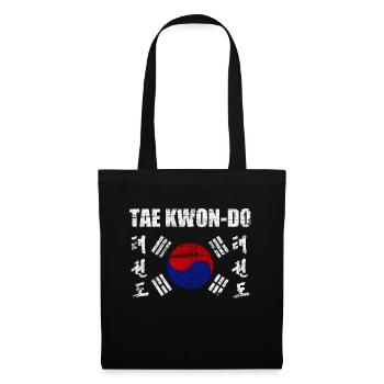 Tae Kwon Do Taekwondo Martial Art Korea Vintage - Tote Bag - black - Front