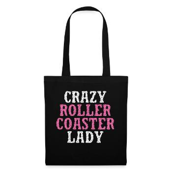 Roller Coaster Amusement Park Amusement Park - Tote Bag - black - Front