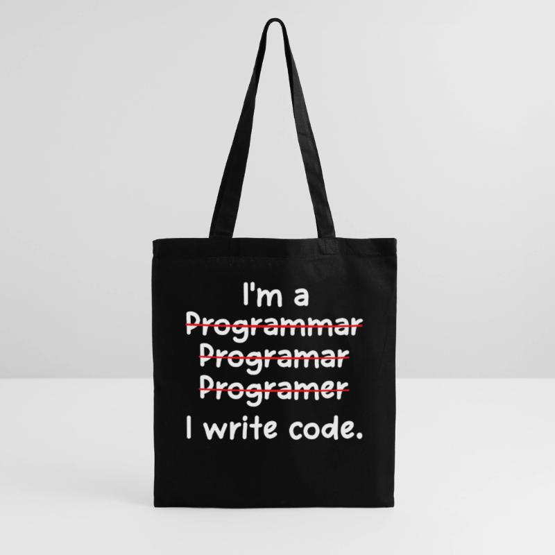 I'm A Programmer I Write Code Computer Scientist A Stoffbeutel