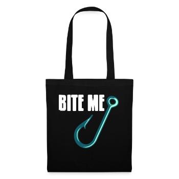 Me Vintage Awesome Angler Designs T-Shirt - Sac en tissu - noir - Devant