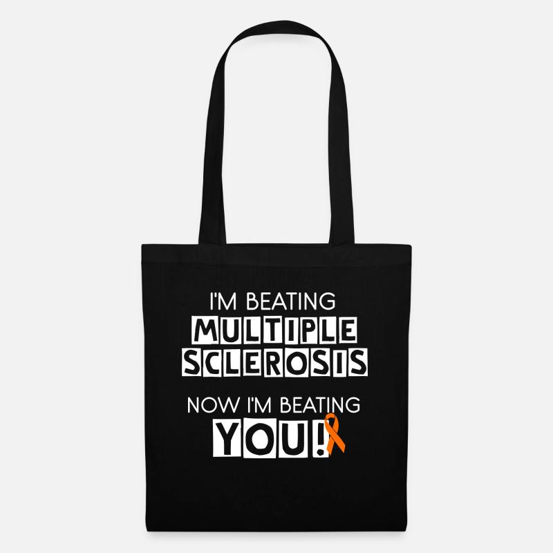 I'm Beating MS, Now I'm Beating You! - Tote Bag - black