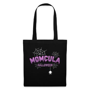 MOMcula Halloween Awesome Cob Spider Designs - Stoffbeutel - Schwarz - Vorne