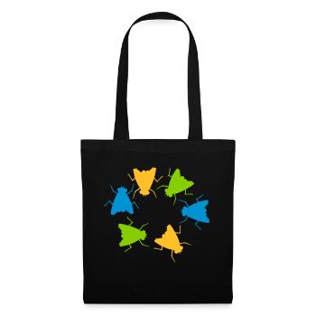 Colorful House Flying Group Team - Tote Bag - black - Front