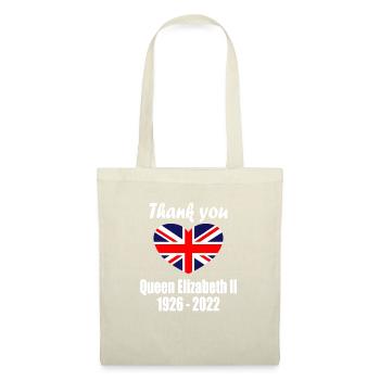 Merci Reine Elizabeth II - Sac en tissu - nature - Devant