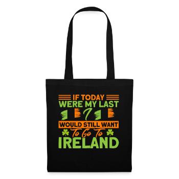 Irish Irish Flag Ireland Holiday Gift - Tote Bag - black - Front