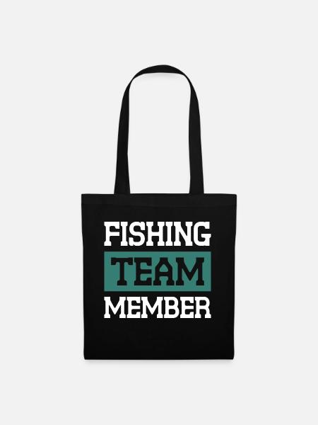 Fishing Team - Stoffbeutel - Schwarz