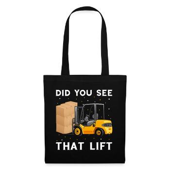 Magasiniers pour les caristes et les chariots élévateurs - Sac en tissu - noir - Devant