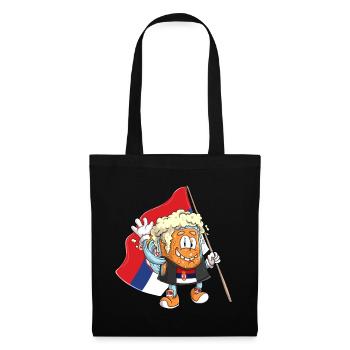 Beer fan of Serbia - Tote Bag - black - Front
