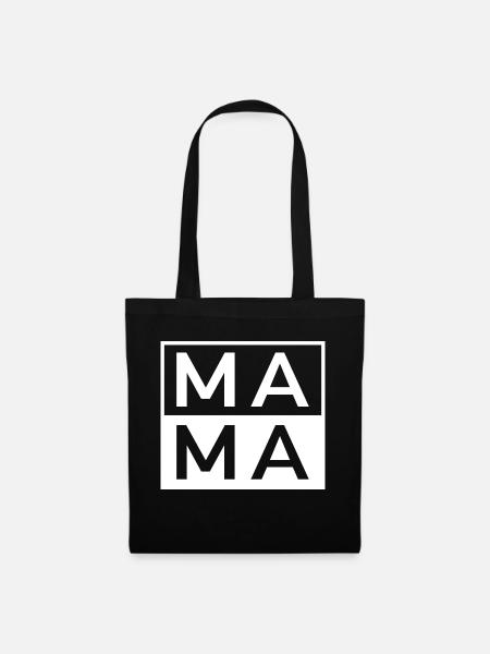 Mamma - Stoffbeutel - Schwarz