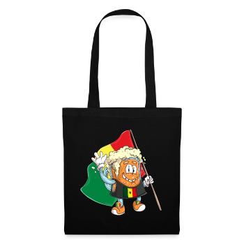 Fan de bière du Sénégal - Sac en tissu - noir - Devant