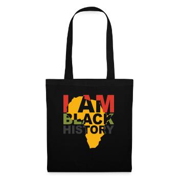 I am black History - Tote Bag - black - Front