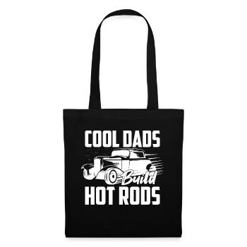 Cool Dads Build Hot Rods Classic Retro Car - Tote Bag - black - Front